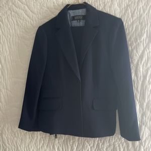 Kasper navy pants suit